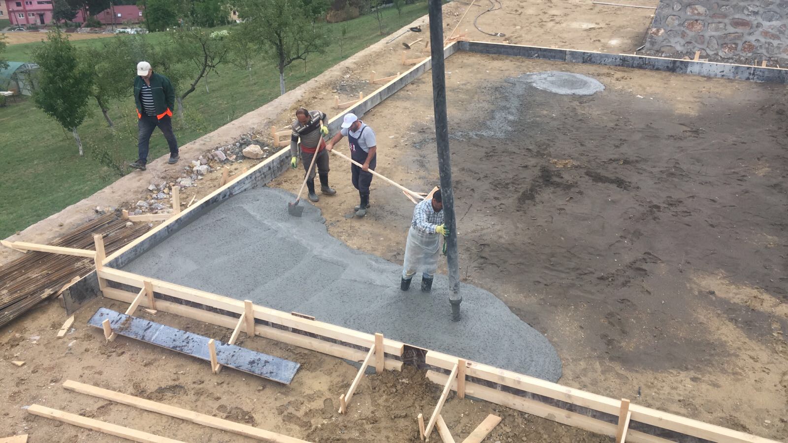 Concrete Work Started – 11 September 2017
