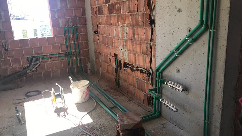 Water and Heating Infrastructure Installation – 21 April 2018